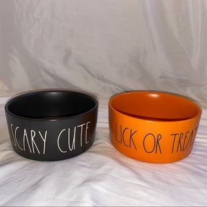 Rae Dunn Dog Bowl Set